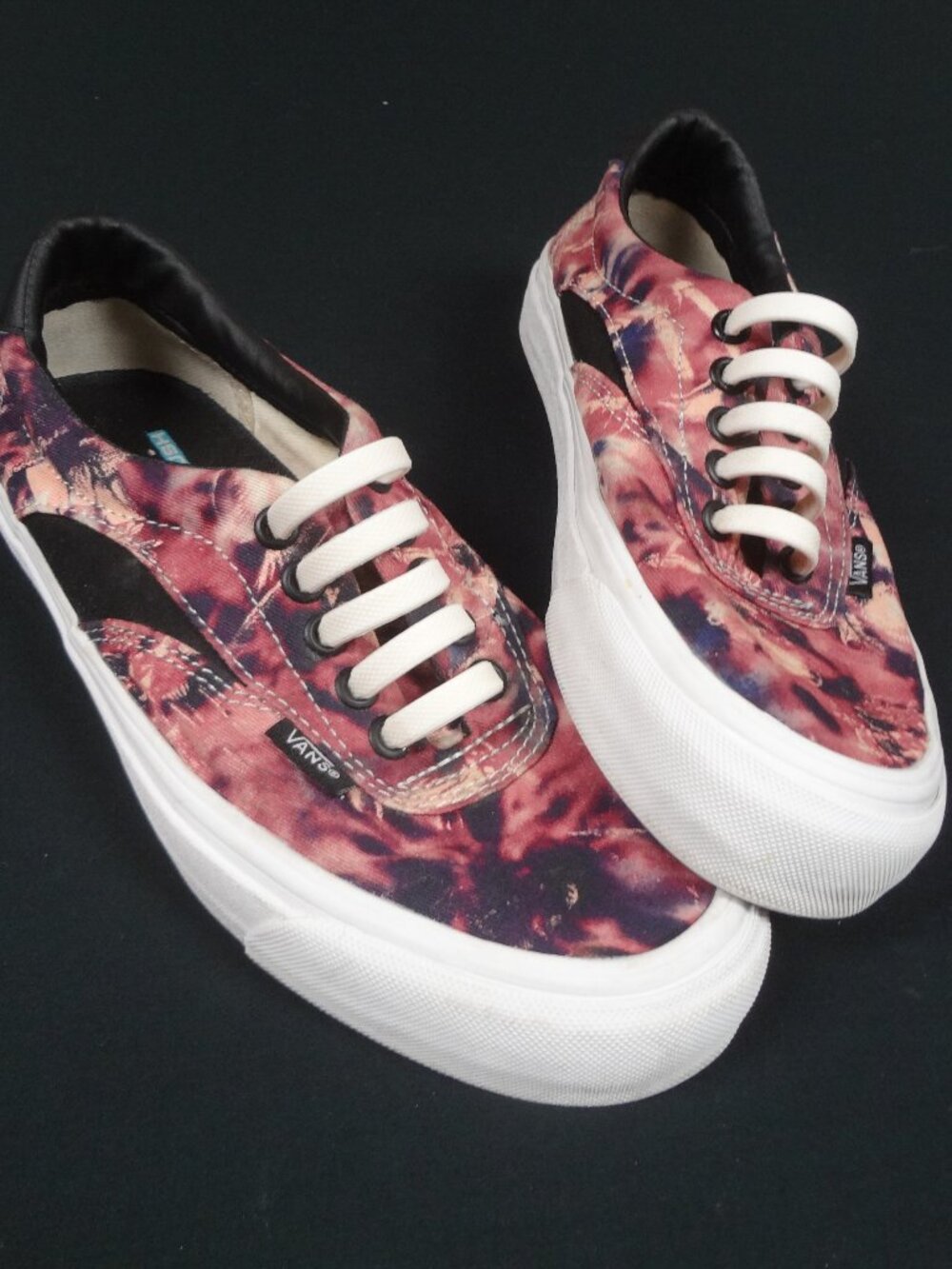 VANS ACER NI SP BLEACH WASH TIE DYE SNEAKERS MEN 6 WOMEN 7.5